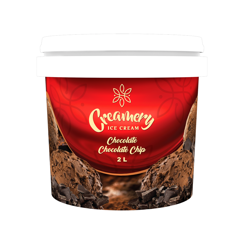 Creamery Ice Cream - Chocolate Chocolate Chip - 2 Litres