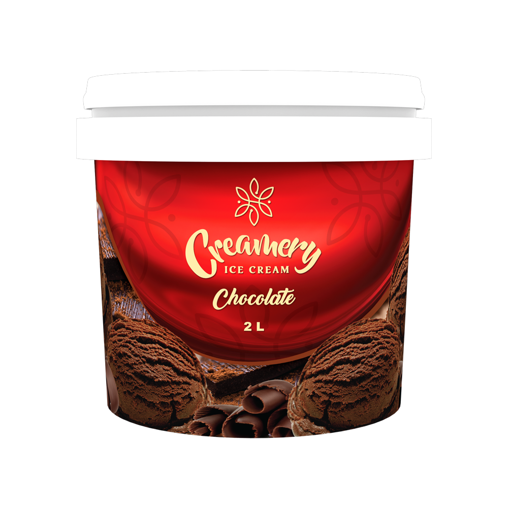 Creamery Ice Cream - Chocolate - 2 Litres