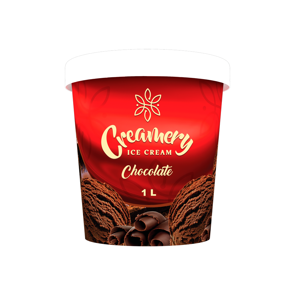 Creamery Ice Cream - Chocolate - 1 Litre
