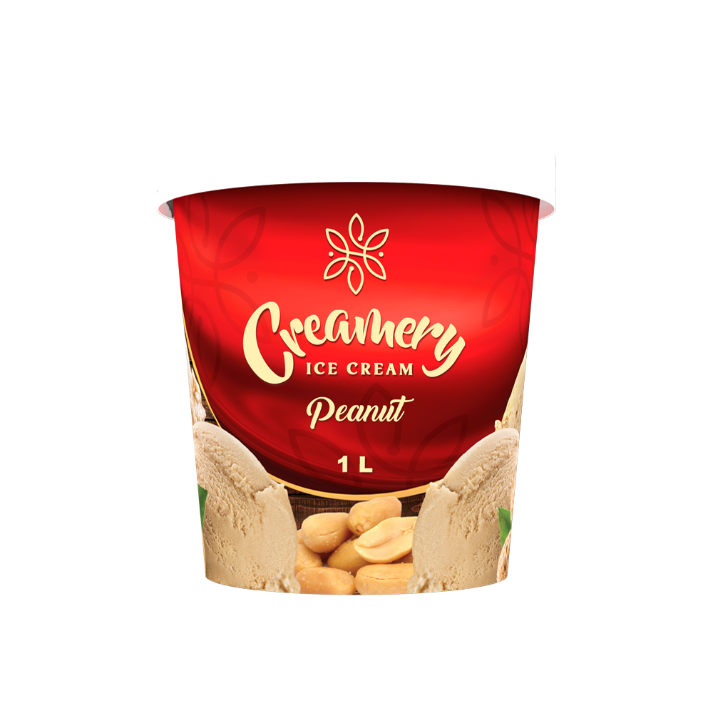 Creamery Ice Cream - Peanut - 1 Litre