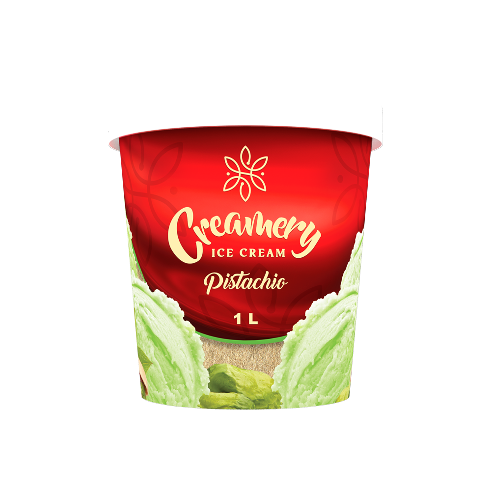 Creamery Ice Cream - Pistachio - 1 Litre
