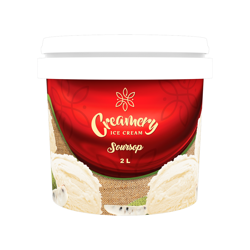 Creamery Ice Cream - Soursop - 2 Litres
