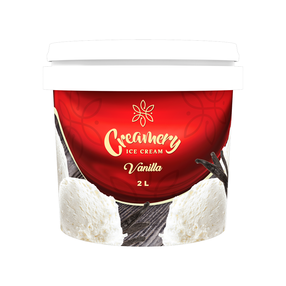 Creamery Ice Cream - Vanilla - 2 Litres