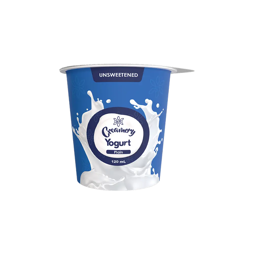 Creamery Yogurt - Plain Unsweetened - 120mL