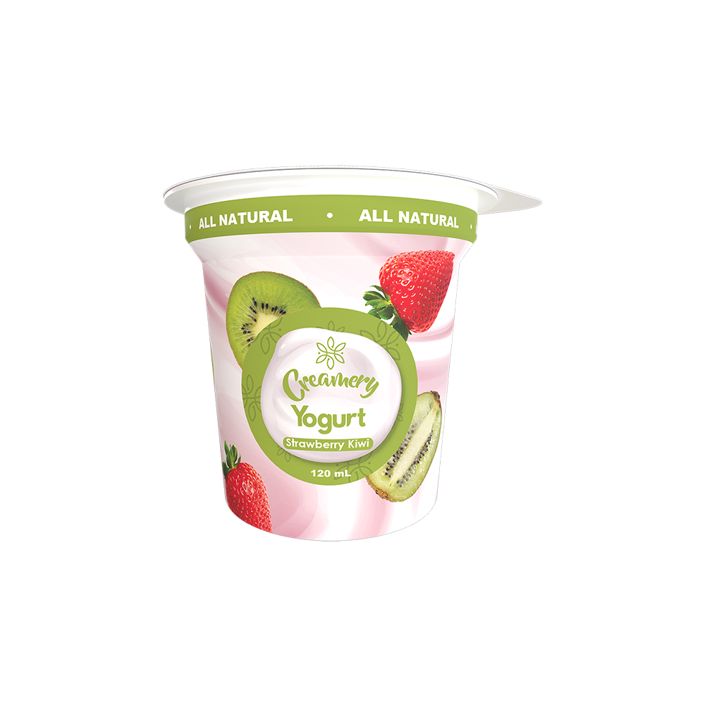 Creamery Yogurt - Strawberry Kiwi - 120mL