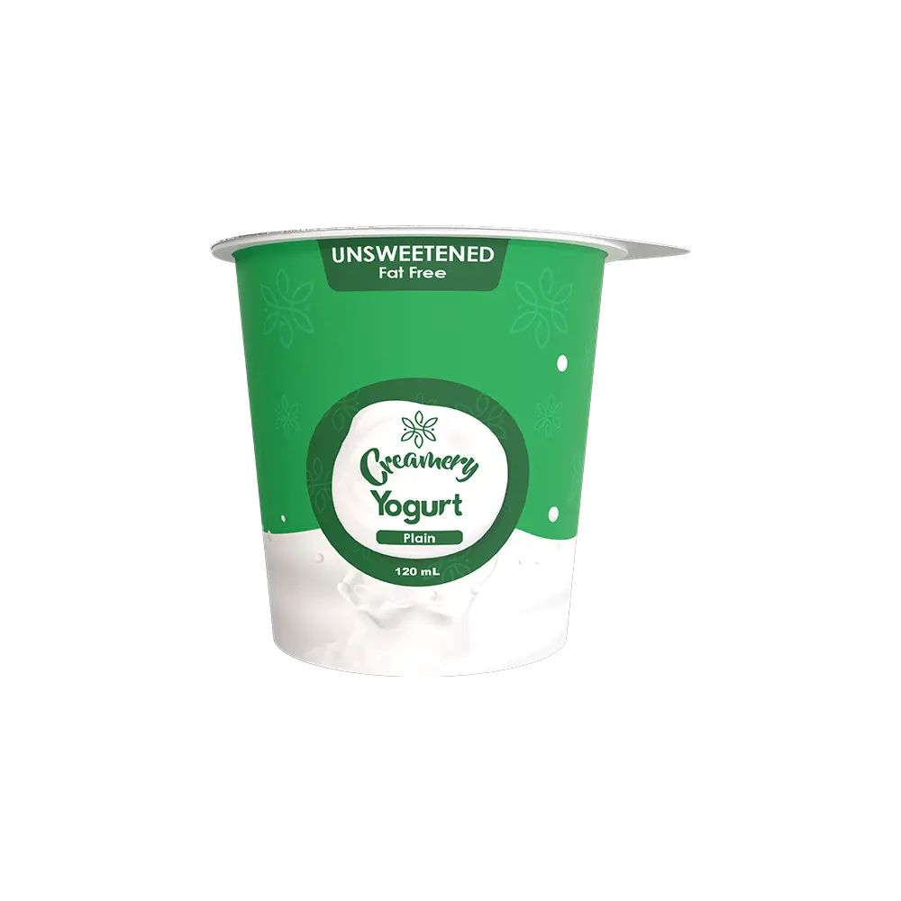 Creamery Yogurt - Plain Unsweetened (Fat Free) - 120mL