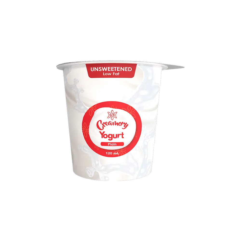 Creamery Yogurt - Plain Unsweetened (Low Fat) - 120mL